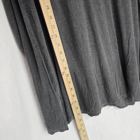 Free People We The Free Tunic Top Cotton Linen Blend Gray Size L - Picture 6 of 8